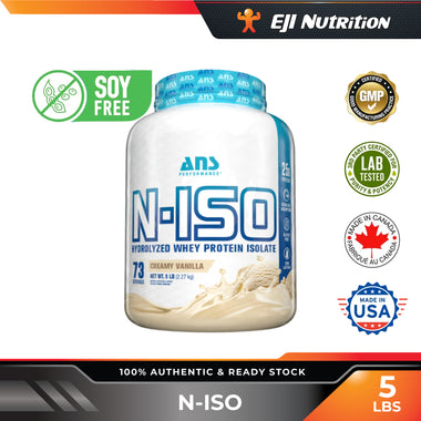 N-ISO Hydrolyzed Whey Protein Isolate, 5lbs