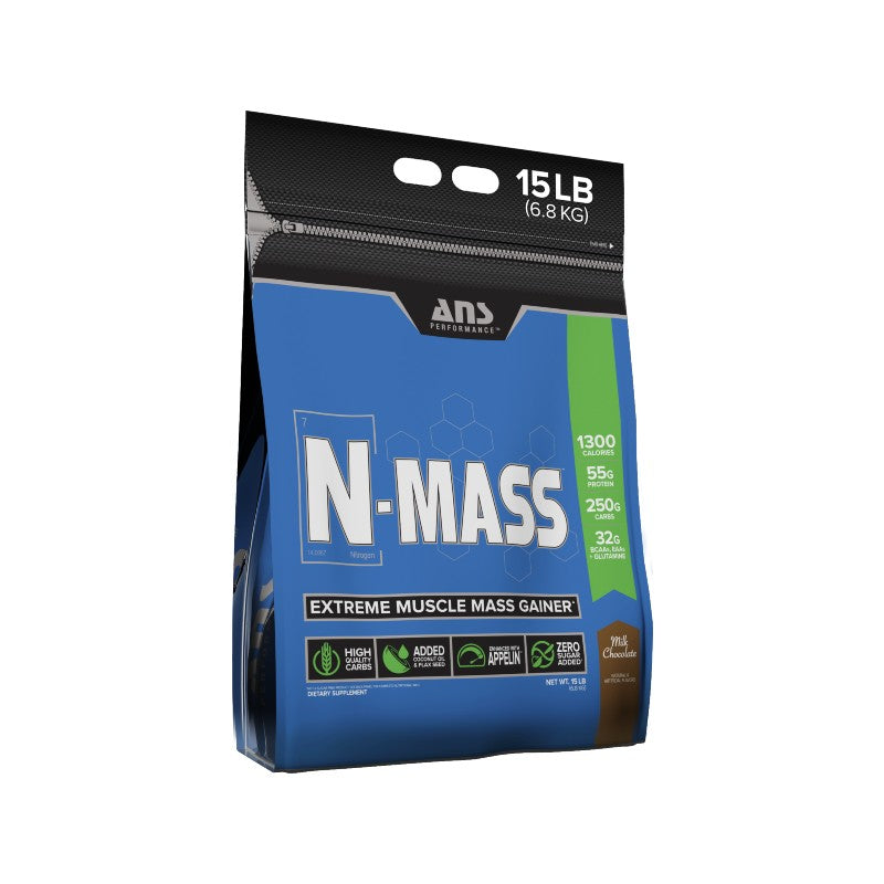 N-Mass Muscle Mass Gainer, 15lbs –