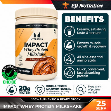 IMPACT WHEY PROTEIN MILKSHAKE, 25 Servings
