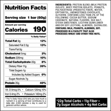 Load image into Gallery viewer, Chocolate Peanut Butter Protein Bar