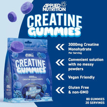 Load image into Gallery viewer, Creatine Monohydrate Gummies, 20 Servings