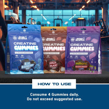 Load image into Gallery viewer, Creatine Monohydrate Gummies, 20 Servings