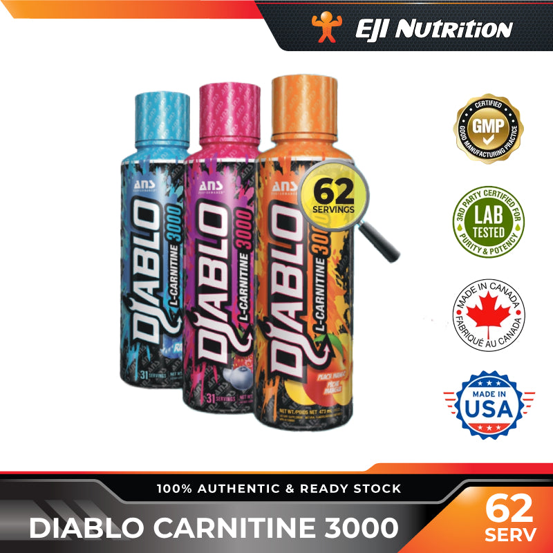 Diablo Carnitine 3000, 62 Servings EJINutrition.com Diablo Carnitine 3000, 62 Servings EJINutrition.com