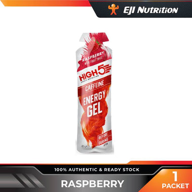 HIGH 5 Energy Gel Caffeine, 1 packet - Raspberry