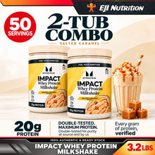 Load image into Gallery viewer, IMPACT WHEY PROTEIN MILKSHAKE, 3.3lbs