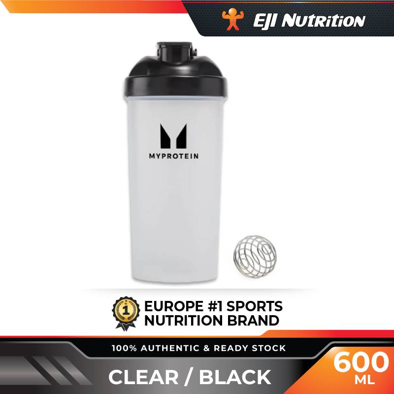 Myprotein Plastic Shaker Clear/Black – - Main Image