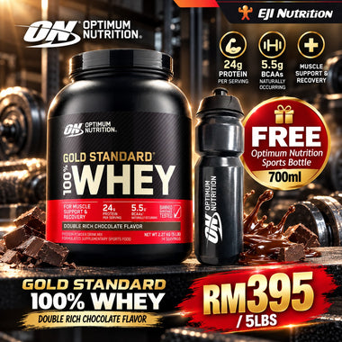 100% Gold Standard Whey Protein, 5lbs