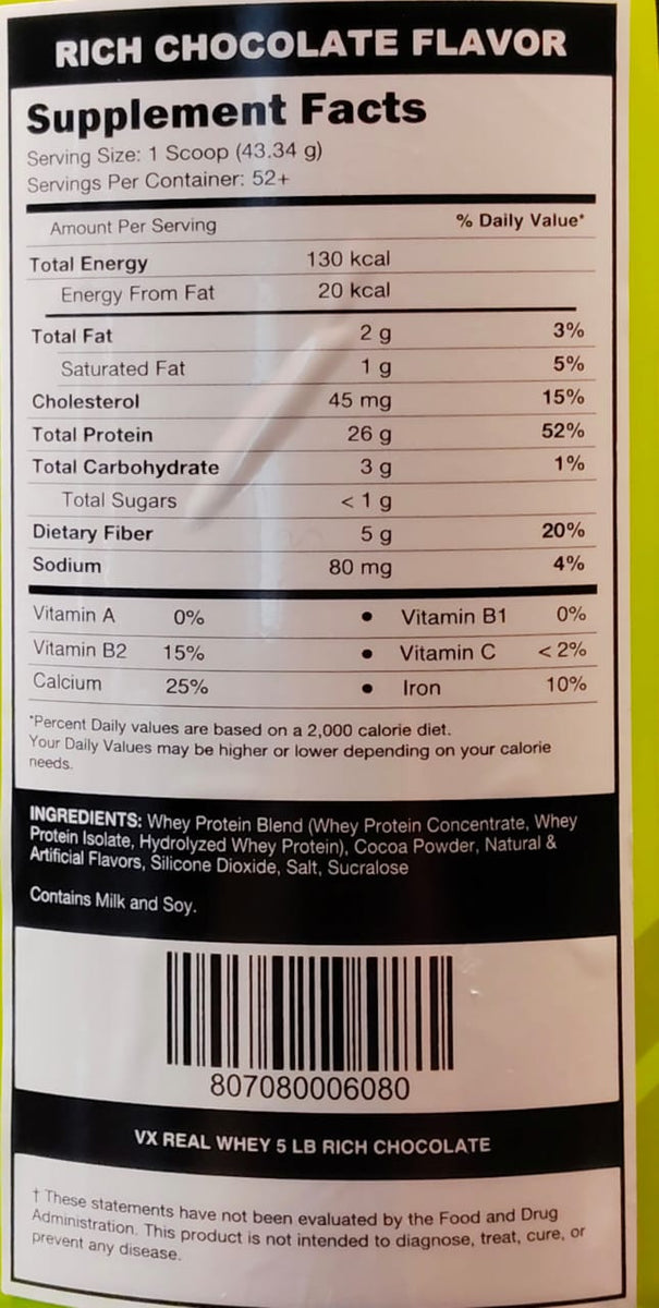 Real Whey Protein, 5lbs – EJINutrition.com