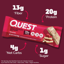 Load image into Gallery viewer, White Chocolate Raspberry Protein Bar