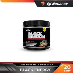 Black Energy Sports Performance Coffee, 20 Servings