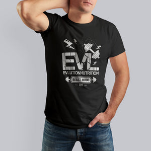 EVL Beast Mode T-Shirt (Black/Silver)