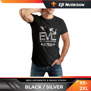 EVL Beast Mode T-Shirt (Black/Silver)