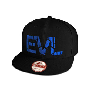 EVL Blue On Black Snapback