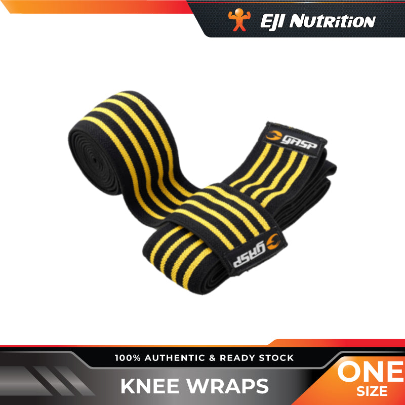 ウエイトトレーニング Gasp Knee wraps, Black/Flame GASP Knee Wraps - Black/Flame | The Iron Depot