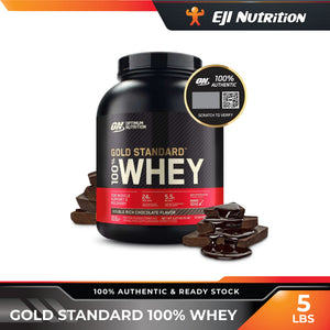 100% Gold Standard Whey Protein, 5lbs